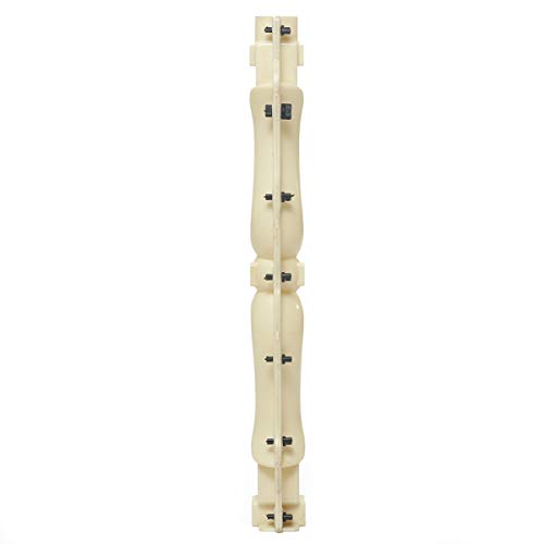 CCChaRLes 2Pcs / Set 78X20Cm Balcón Cercas Balaustres Molde Barandillas Barandillas Molde Para Hormigón Yeso Cemento Fundición De Plástico