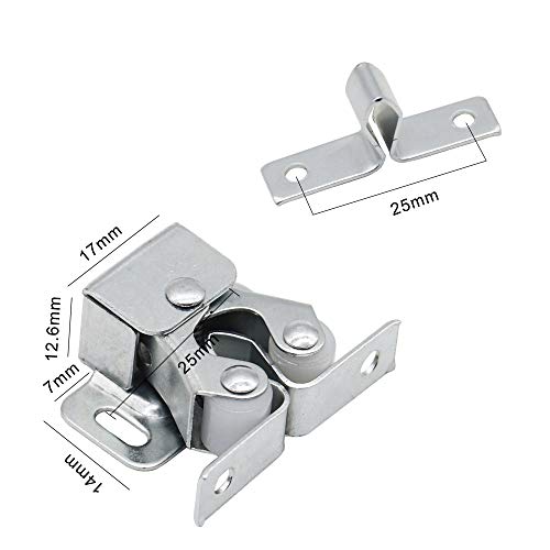 CCUCKY 1 Juego de 8 Cierres para Puerta, Zinc, Talla Única