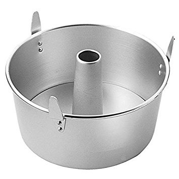 Cdc - Molde para tartas de aluminio plateado, diámetro 24 cm + 2 soportes para tartas.
