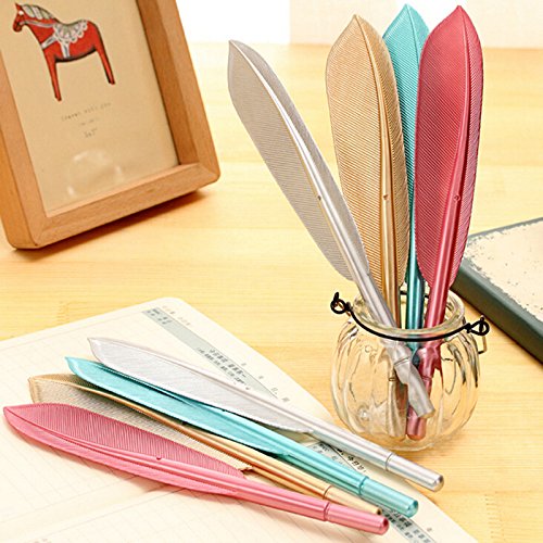 Cdet 1X Plumas Hermosas Pluma bolígrafo Escritura para útiles Escolares artículos de papelería artículos Lindos artículos de papelería Pluma Kawaii,Color Aleatorio
