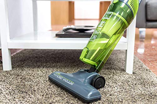 Cecotec Aspirador Ciclónico Vertical Conga Duostick Easy. Aspirador Ciclónico Vertical 2 en 1 (Escoba y de Mano Sin Bolsas, Filtro HEPA) Color negro y verde, 800 W