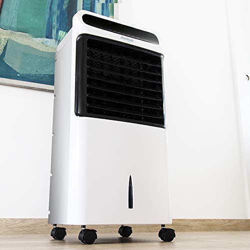 Cecotec Climatizador Evaporativo EnergySilence PureTech 6500. Doble Funci—n Frio / Calor, gran Caudal 600 m_/h, 12l de Capacidad, Temporizador hasta 8 Horas, Mando a Distancia, 3 Velocidades, 80W