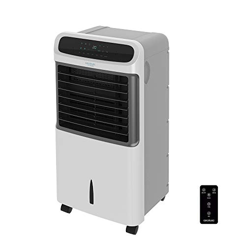 Cecotec Climatizador Evaporativo EnergySilence PureTech 6500. Doble Funci—n Frio / Calor, gran Caudal 600 m_/h, 12l de Capacidad, Temporizador hasta 8 Horas, Mando a Distancia, 3 Velocidades, 80W