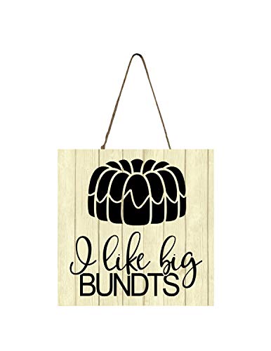 Ced454sy I Like Big Bundts Funny Kitchen - Mini cartel hecho a mano