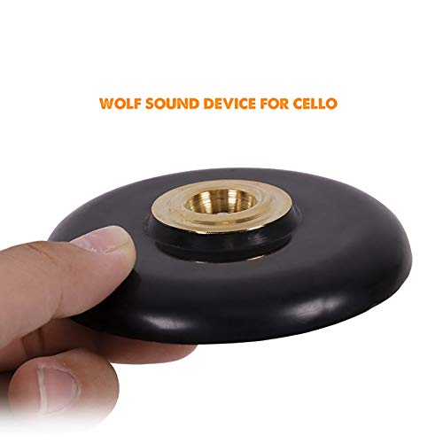 Cello Endpin - 1 soportes de apoyo antideslizantes para el suelo, color negro