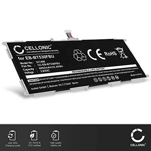 CELLONIC® Batería Premium Compatible con Samsung Galaxy Tab 4 10.1 (SM-T530/SM-T531/SM-T533/SM-T535) (6000mAh) EB-BT530FBU bateria de Repuesto, Pila reemplazo, sustitución