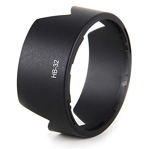 CELLONIC® Parasol HB-32 Compatible con Objetivo Nikon AF-S DX Nikkor 18-105mm, 18-135mm, 18-140mm (3.5-5.6) / Zoom Nikkor 18-70mm (3.5-4.5) Capilla Cámara, Cubierta del Objetivo, Visera Parasoles