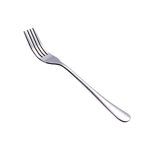 Cena tenedores, HOOHII 12pcs acero inoxidable tenedor mesa tenedores conjunto, 20.3cm