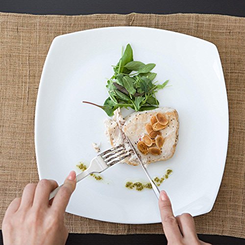 Cena tenedores, HOOHII 12pcs acero inoxidable tenedor mesa tenedores conjunto, 20.3cm