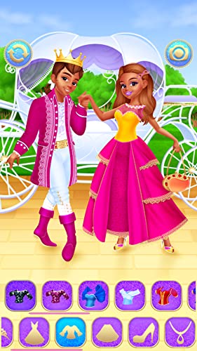 Cenicienta & Príncipe Encantado Vestir - Salón de Moda