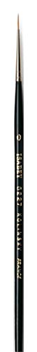 Cepillo Isabey 6227 Pure Kolinsky Series, sable marta, juego de 3 piezas 3/0, 2/0,0. (Isabey France)