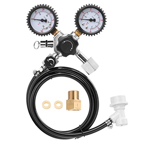 Cerveza CO2 Barril Regulador Válvula de alivio de presión de seguridad 0-3000 PSI Tanques Presión
