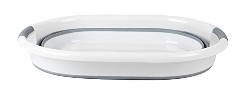 Cesta plegable ovalada para la ropa Beldray LA034816, gris