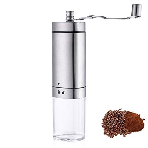 CFMZ Manual Cerámico Molinillos de Cafe Portátil Ajustable Acero Inoxidable Molinillo ParaCapacidad 40G