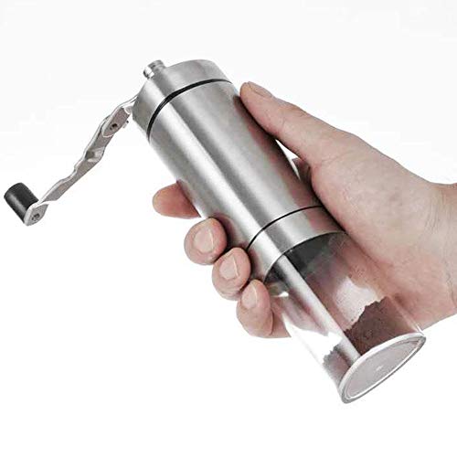 CFMZ Manual Cerámico Molinillos de Cafe Portátil Ajustable Acero Inoxidable Molinillo ParaCapacidad 40G