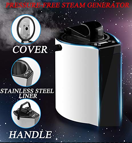CGOLDENWALL - Sauna de vapor portátil para spa o saunas - Generador de vapor para el hogar - Máquina de vapor para sauna - Máquina de vapor - Sauna personal terapéutica - 3 L - 1000 W