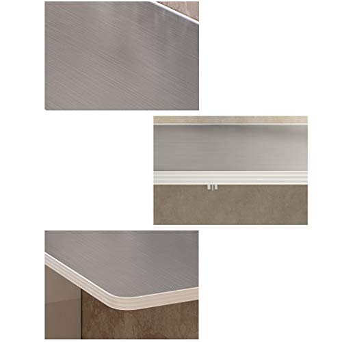Chapa de Acero Inoxidable Tabla Pared Plegable Mesa de Comedor Cocina Mesa Consola de Comida rápida de té Tabla Shop Pared (Size : 70 * 30cm)