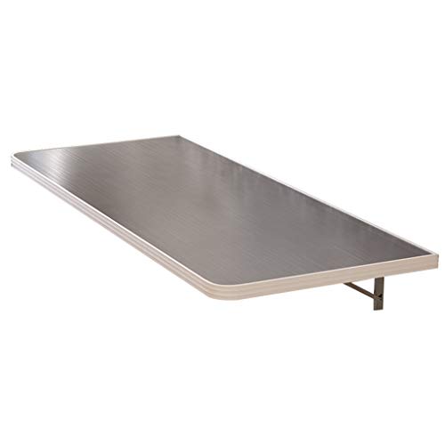 Chapa de Acero Inoxidable Tabla Pared Plegable Mesa de Comedor Cocina Mesa Consola de Comida rápida de té Tabla Shop Pared (Size : 70 * 30cm)