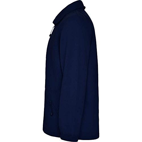 Chaqueta Polar con Cremallera para Hombre, Pirineo, Azul Marino (XL)