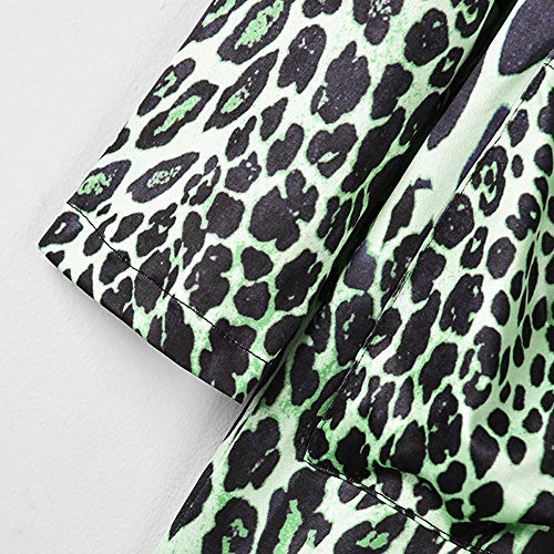 Chaquetas Largas Anchas otoño para Mujer,PAOLIAN Chaquetas de Punto Cárdigans Rebajas Elegantes Tallas Grandes Señora Moda Invierno Abrigos Acolchado Caliente Estampado Leopardo