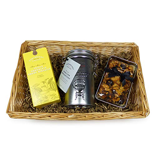 Charcutería té y pastel cesta de regalo - un gran regalo para el cumpleaños, Como agradecimiento, a buena mejora