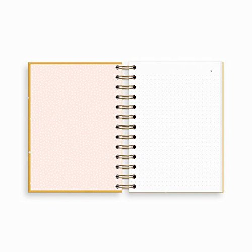 Charuca A608 - Cuaderno mini, A6, color amarillo