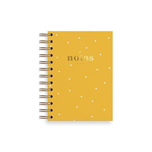 Charuca A608 - Cuaderno mini, A6, color amarillo