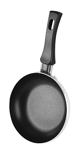 Chef Aid - Sartén Antiadherente, Aluminio, Negro, 14 cm