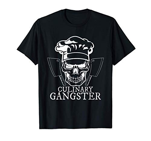 Chef cuchillo cráneo Cocinero Cocinar Regalo Camiseta
