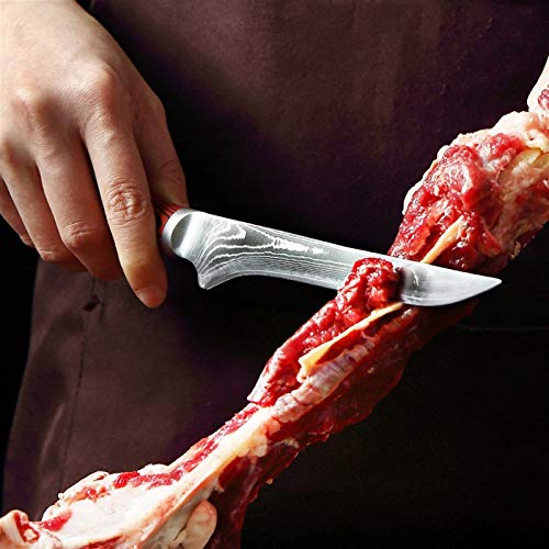 Chef de deshuesar Cuchillo de acero VG10 Damasco de Sharp Cleaver Utilidad rebanar japonesa sin hueso Profesional de cocina utensilios de cocina