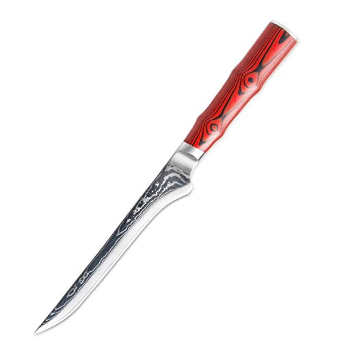Chef de deshuesar Cuchillo de acero VG10 Damasco de Sharp Cleaver Utilidad rebanar japonesa sin hueso Profesional de cocina utensilios de cocina