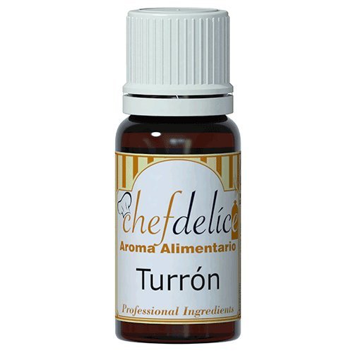 Chefdelice Chefdelice Aroma Concentrado Para Glaseados, Helados, Horneados Y Cremas Sabor Turrón, 10Ml Chefdelice 21 g