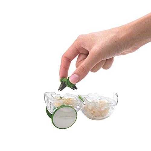 Chef'n Garlic Zoom Picador ajos Chefn 27439, Plástico, Verde