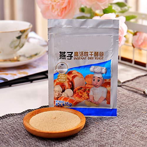 Chiic Levadura Pan De Levadura Seca Activa Instantánea Levadura En Polvo para Pastelería -15G