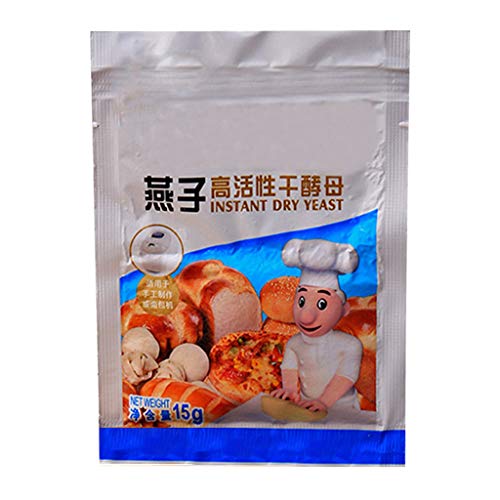 Chiic Levadura Pan De Levadura Seca Activa Instantánea Levadura En Polvo para Pastelería -15G