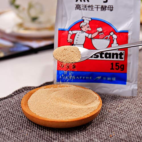 Chiic Levadura Pan De Levadura Seca Activa Instantánea Levadura En Polvo para Pastelería -15G