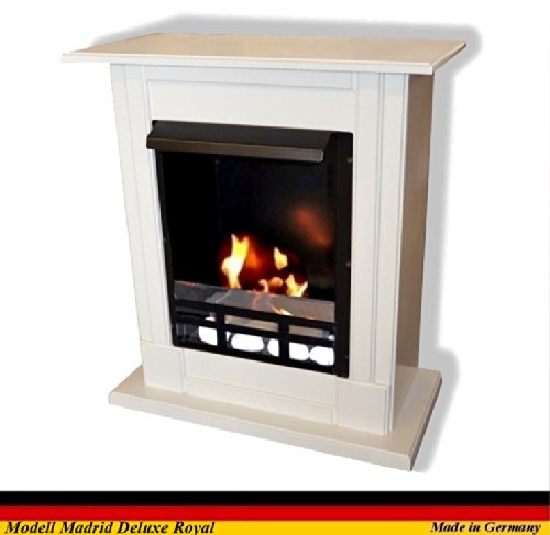 Chimenea Etanol y Gel Modelo Madrid Deluxe Royal - Elige el color (blanco)