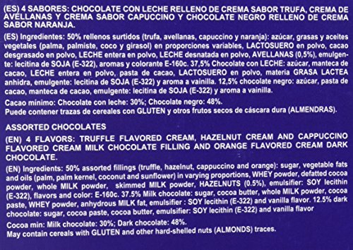 Chocolates Marcos Tonda Estuche Regalo Bombones Chocolate Rellenos Surtido - 2 Paquetes de 300 gr - Total: 600 gr