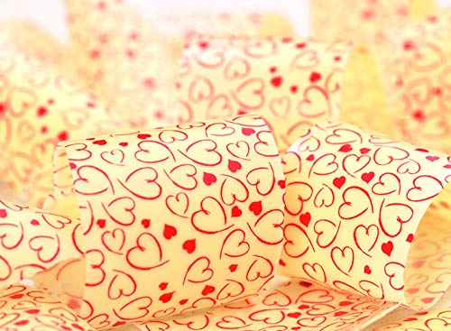 Chocotransfer de Corazones Rojos.