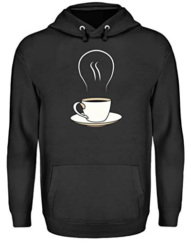 Chorchester perfecto para los amantes del café y la cafetería. Sudadera con capucha unisex Negro Jet XL
