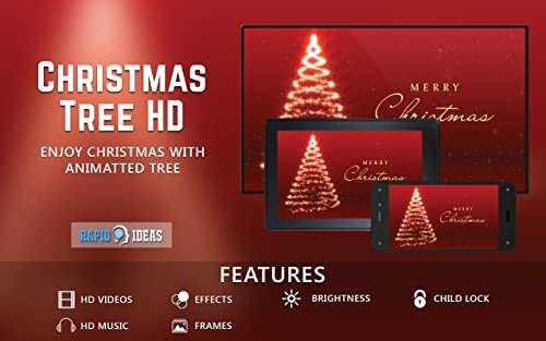 Christmas Tree HD gratis: decora tu habitación con hermosos paisajes en tu TV HDR 4K, TV 8K y dispositivos de fuego como fondo de pantalla, decoración para las vacaciones de Navidad, tema de mediación