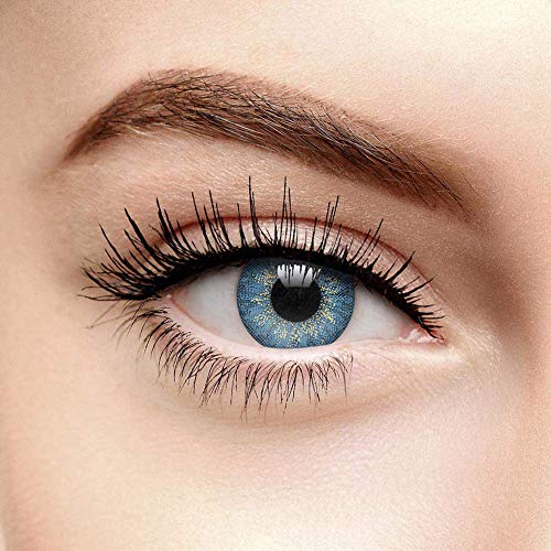 Chromaview Lentillas de Color Anochecer Azul (90 Días) - Sin Graduación