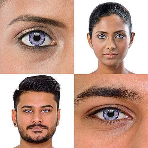 Chromaview Lentillas Naturales en Tonos Violeta de 30 Días - Sin Graduación