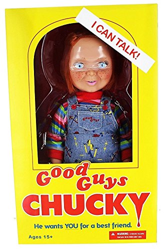 Chucky- Good Guys Peluche, Multicolor, 38 cm (Mezco Toyz MEZMEZ78004)