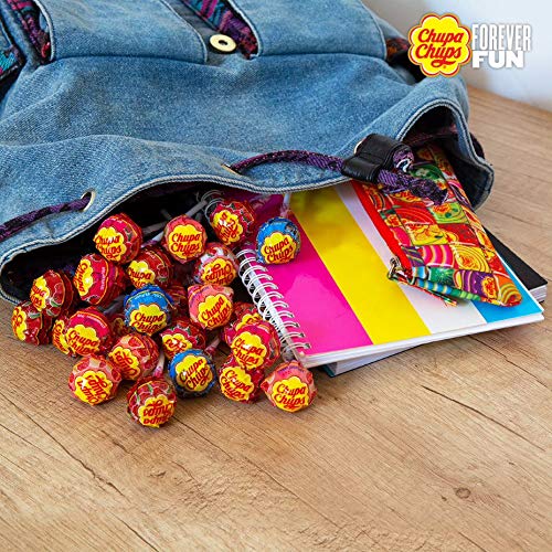 Chupa Chups - Lollipops - Caramelos, 6 paquetes de 10 piruletas