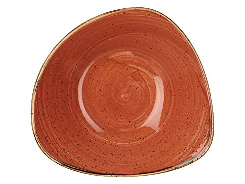 Churchill 382525 Stonecast - Copa de porcelana, color naranja, 23,5 cm