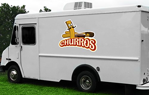 Churros - Adhesivo para cartel de concesión (61 cm)