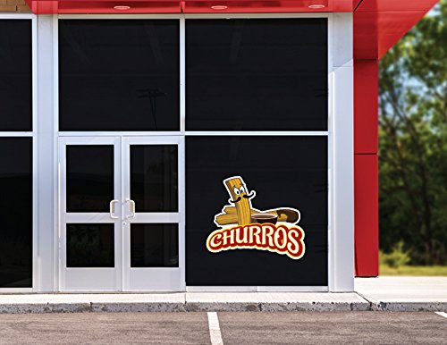 Churros - Adhesivo para cartel de concesión (61 cm)