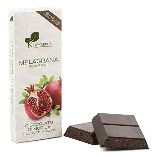 Ciokarrua Modica Chocolate con Granada y sin lactosa - 1 x 100 gramos