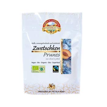 Ciruelas pasas sin hueso BIO 700g ecológicas mitades de ciruela secas, deshidratadas, sin azucar añadido, orgánicas, 100% fruta natural, crudos secado al sol (no liofilizado) 7x100g
